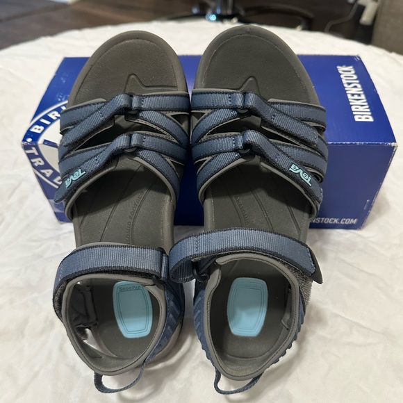 Teva Tirra sandals Bering blue hiking shoes women 7 outdoor Velcro strap navy - Picture 4 of 16
